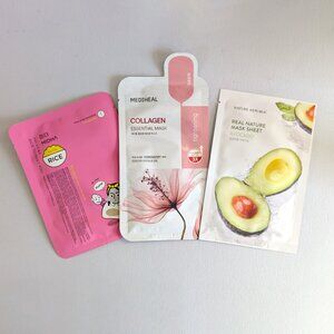 K Beauty Sheet Mask Set, Korean Face Masks, Tightening, Collagen, Moisturizing